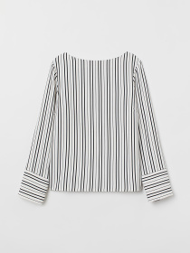 Блуза H&M модель 7165489log_Черно-белый Фото