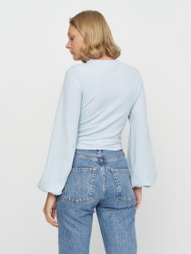 Блуза Monki модель 8784922abr_Светло-голубой Фото