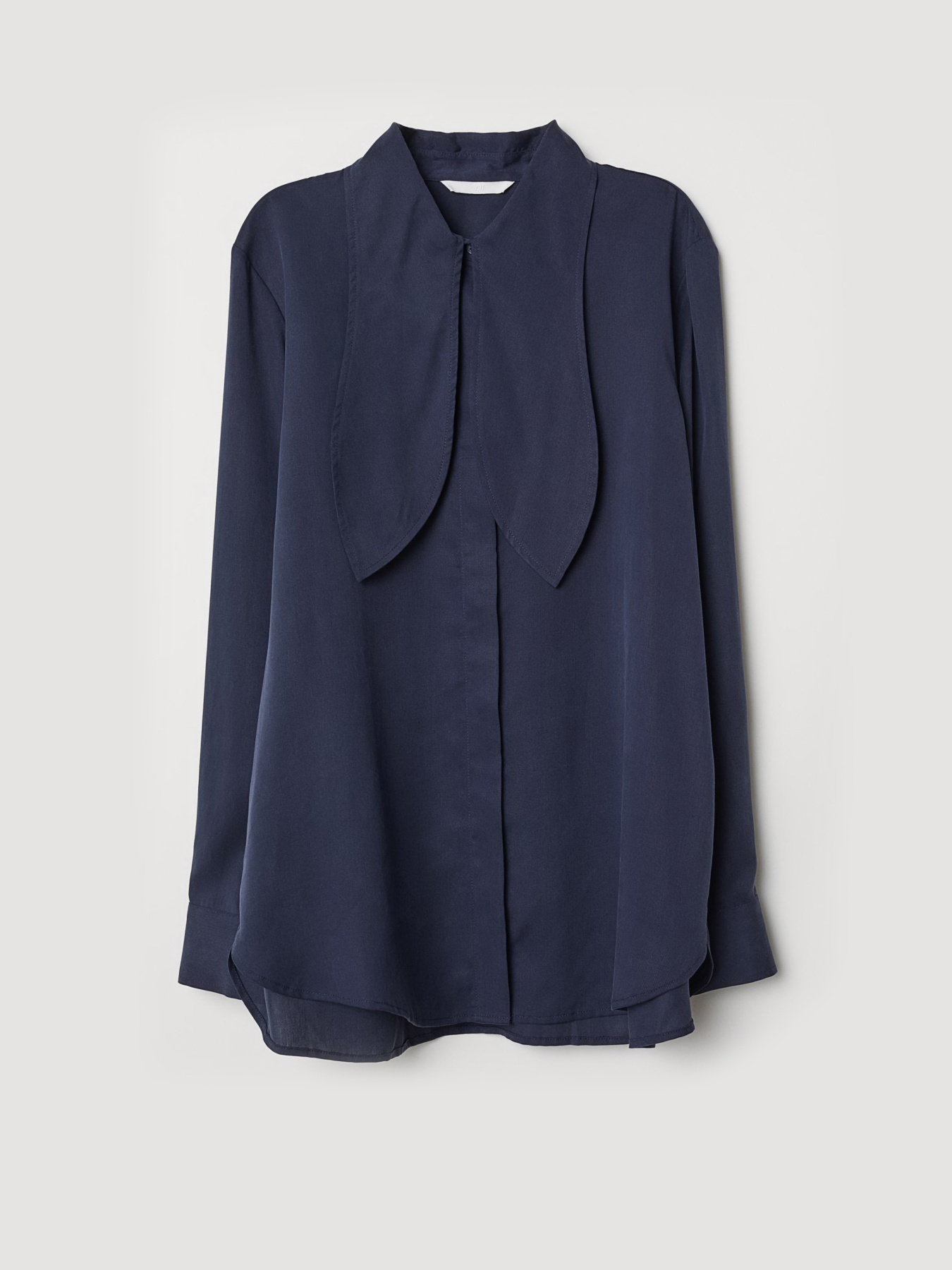 Блуза H&M модель 6841518dlog_Темно-синий Фото