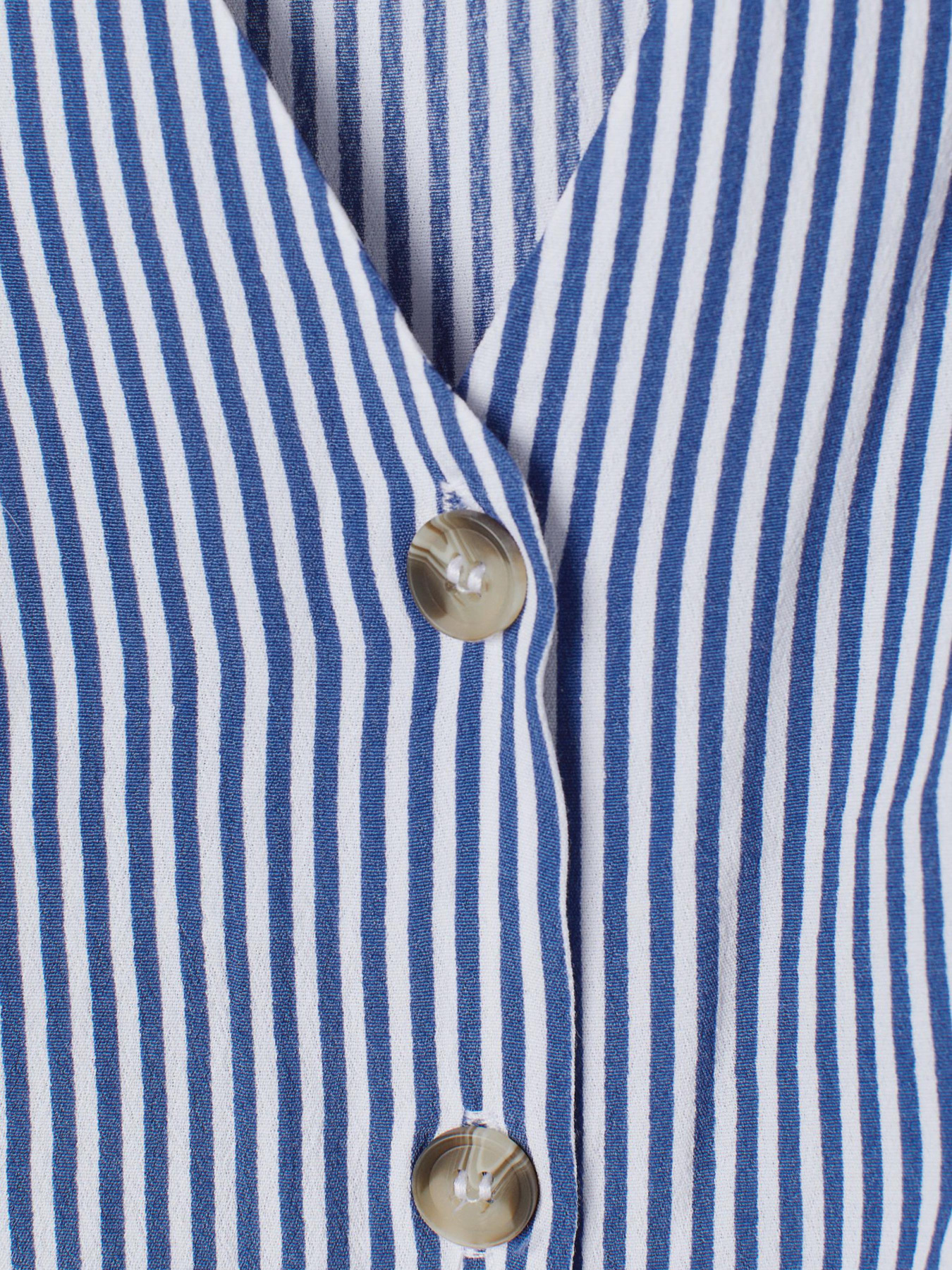 Блуза H&M модель 7077359RP7_сине-белая полоска Фото