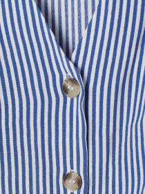 Блуза H&M модель 7077359RP7_сине-белая полоска Фото