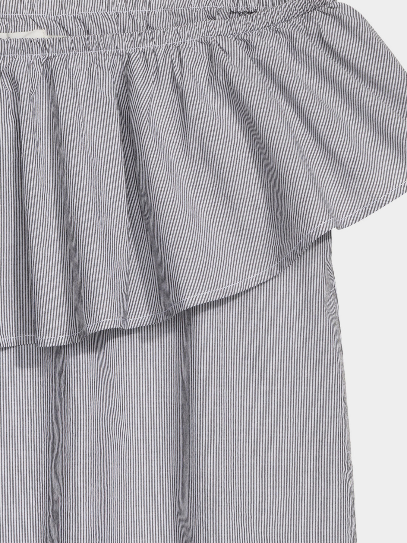 Блуза H&M модель 3938983RP7_серо-белый в полоску Фото