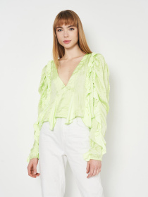 Блуза H&M модель 9585633abr_Салатовый Фото