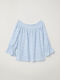 Блуза H&M модель 5963467log_Голубой Фото