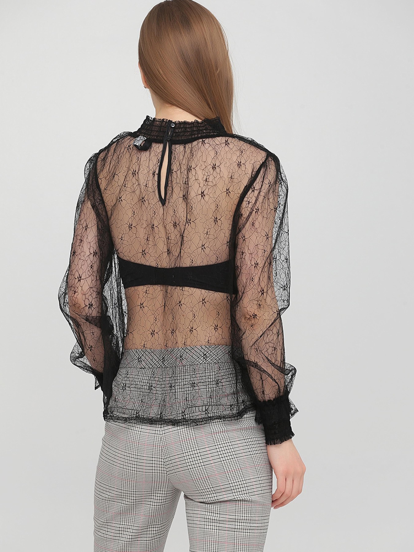 Блуза H&M модель 7815921abr_Черный Блуза H&M модель 7815921abr_Черный Фото