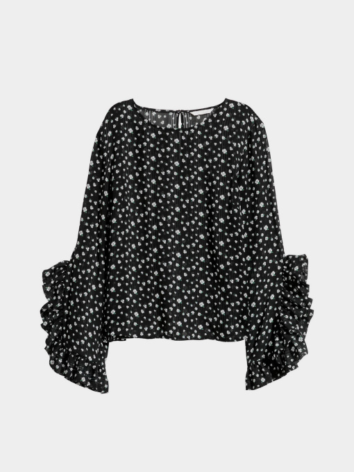 Блуза H&M модель 6110507dlog_Черный Фото