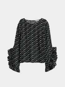 Блуза H&M модель 6110507dlog_Черный Фото