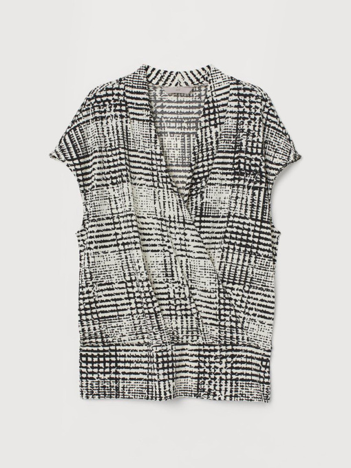Блуза H&M модель 7719701wer_Черно-белый Фото