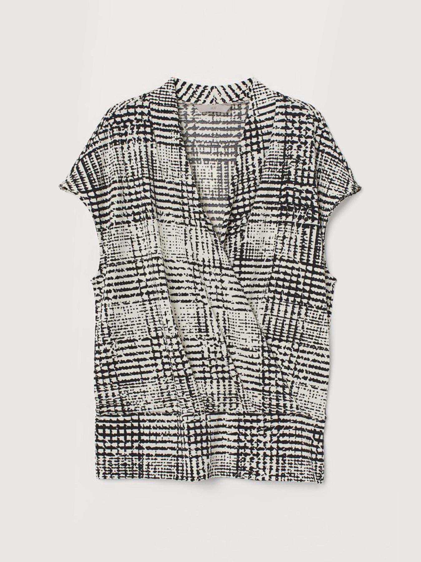 Блуза H&M модель 7719701wer_Черно-белый Фото