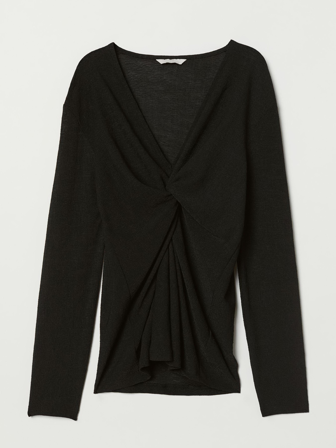 Блуза H&M модель 6921028dlog_Черный Фото