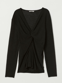 Блуза H&M модель 6921028dlog_Черный Фото