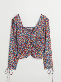 Блуза H&M модель 1038545ral_Комбинированный Фото