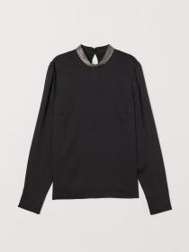 Блуза H&M модель 6634348dlog_Черный Фото