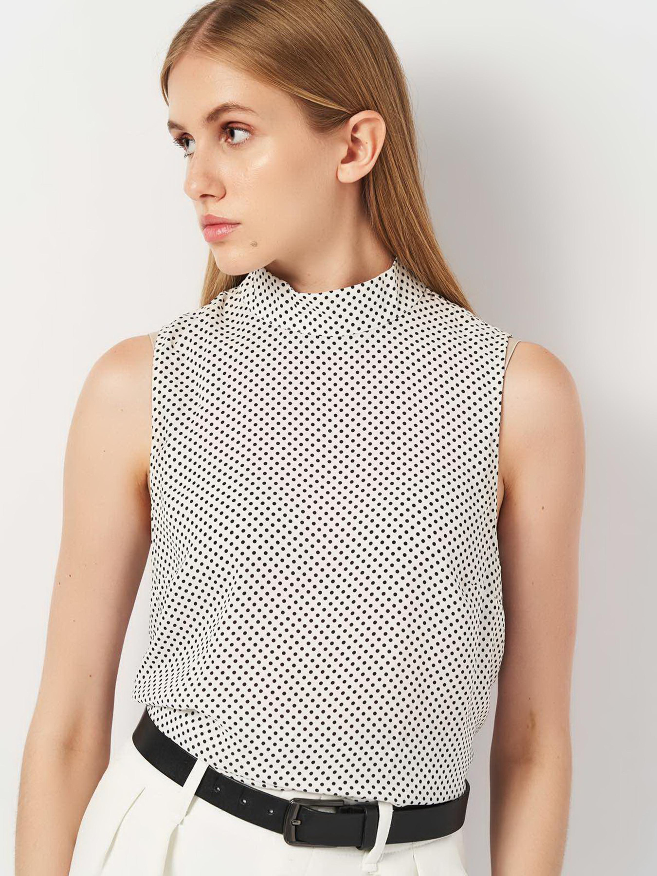 Блуза H&M модель 4200744ral_Бело-черный Фото