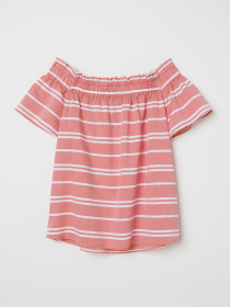 Блуза H&M модель 6256738dlog_Красно-белый Фото