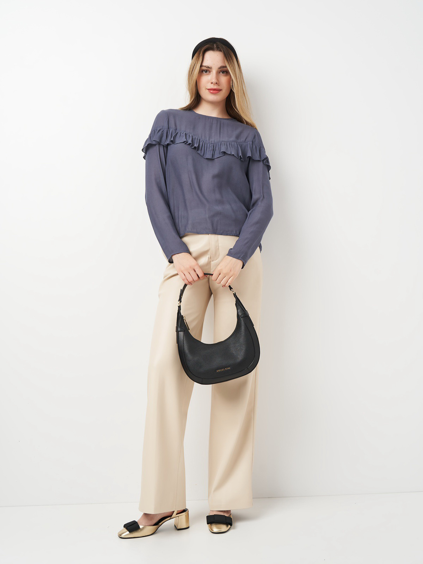 Блуза H&M модель 2001074ral_Серо-синий Фото