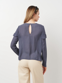 Блуза H&M модель 2001074ral_Серо-синий Фото