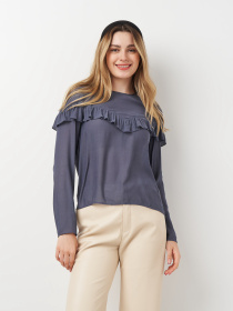 Рубашки H&M модель 2001074ral_Серо-синий Фото