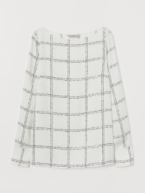 Блуза H&M модель 8380530sm_Белый Фото