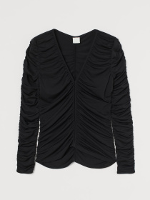 Блуза H&M модель 9233532log_Черный Фото