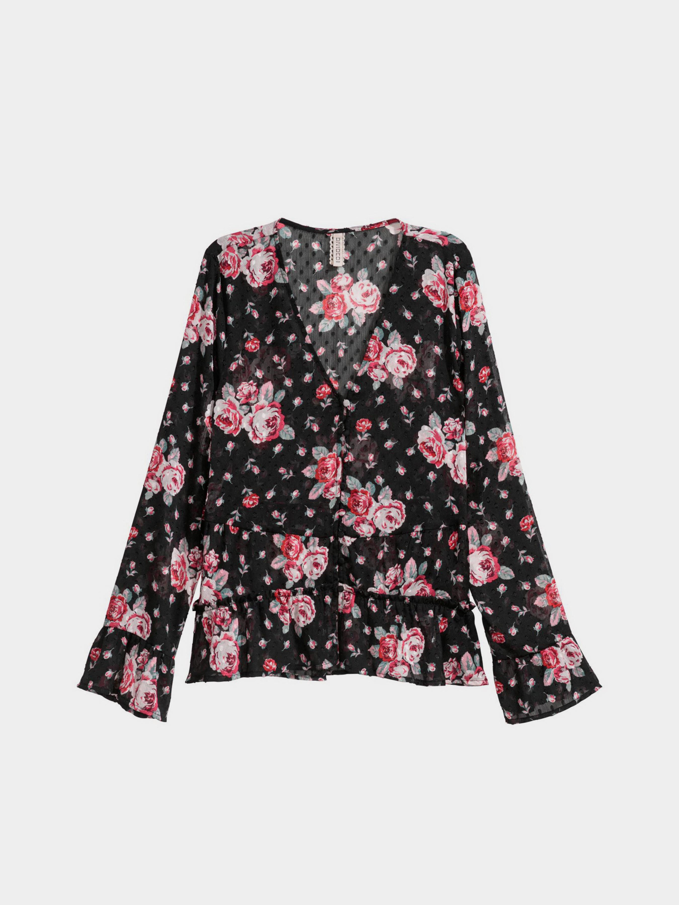 Блуза H&M модель 5795357log_Черный Фото