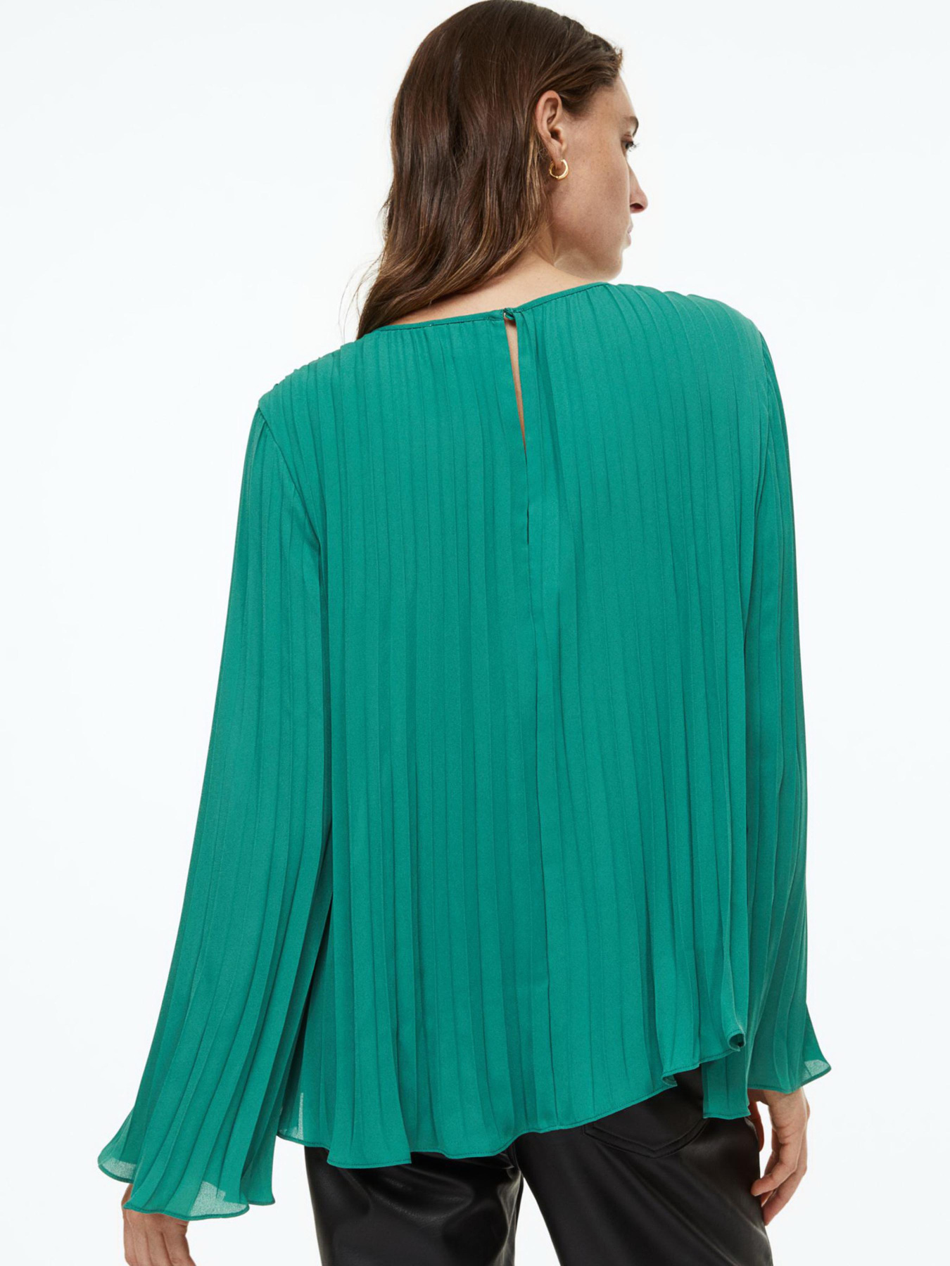 Блуза H&M модель 1115172arl_Зеленый Фото