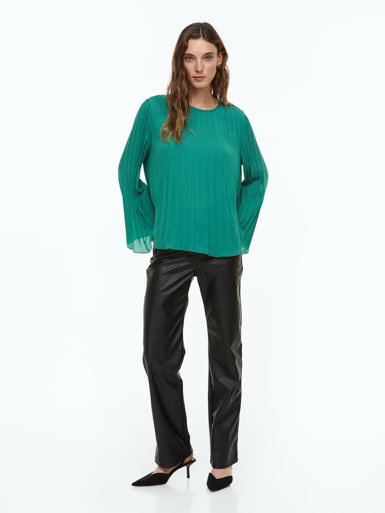 Блуза H&M модель 1115172arl_Зеленый Фото