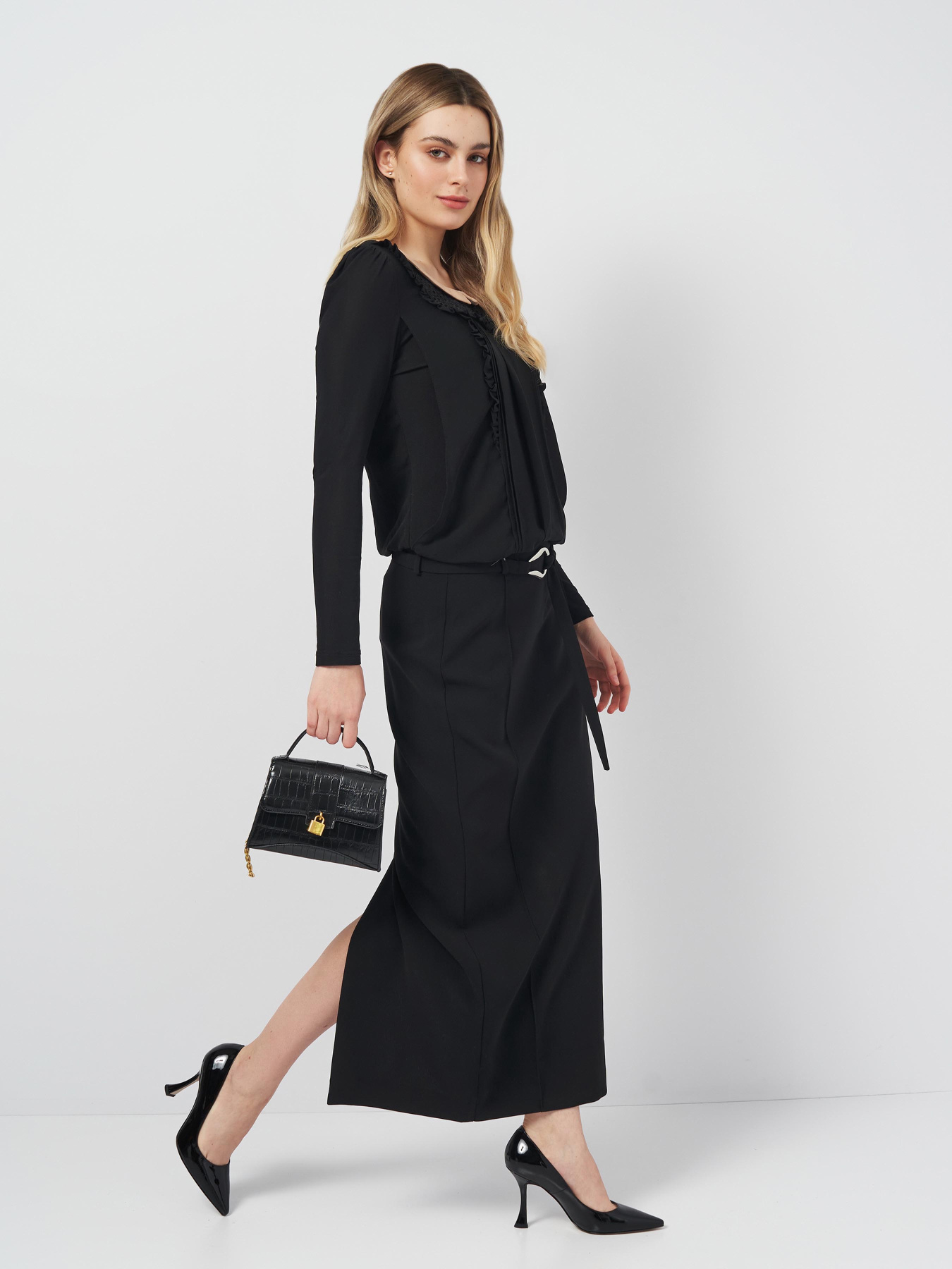 Блуза H&M модель 1002010arl_Черный Фото