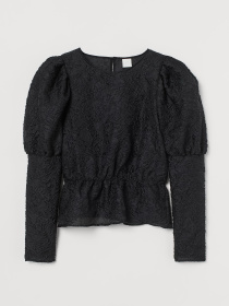 Блуза H&M модель 9237102bar_Черный Фото