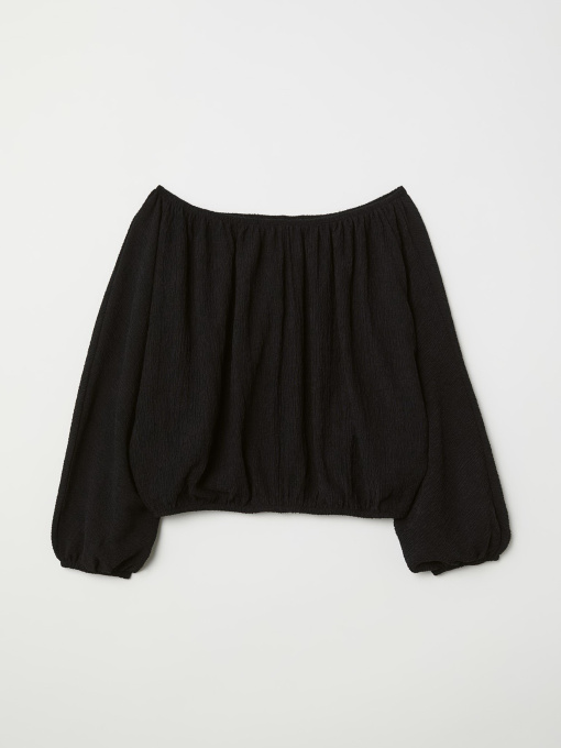 Блуза H&M модель 6747358abr_Черный Фото