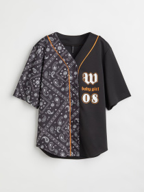 Рубашка H&M модель 1067277ral_Черно-белый Фото