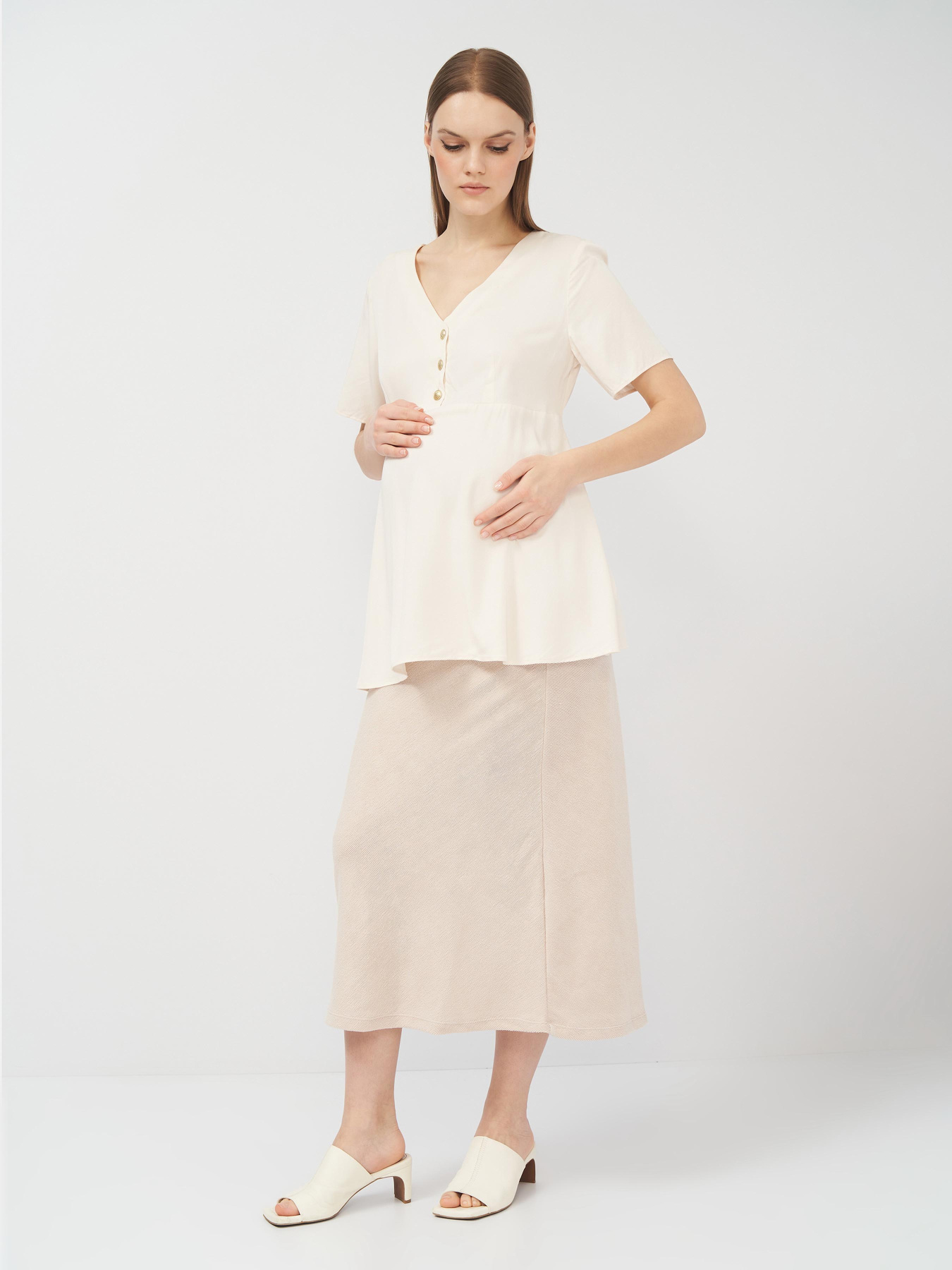 Блуза H&M модель 8662503abr_Айвори Фото