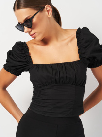 Блуза H&M модель 5327406ral_Черный Фото