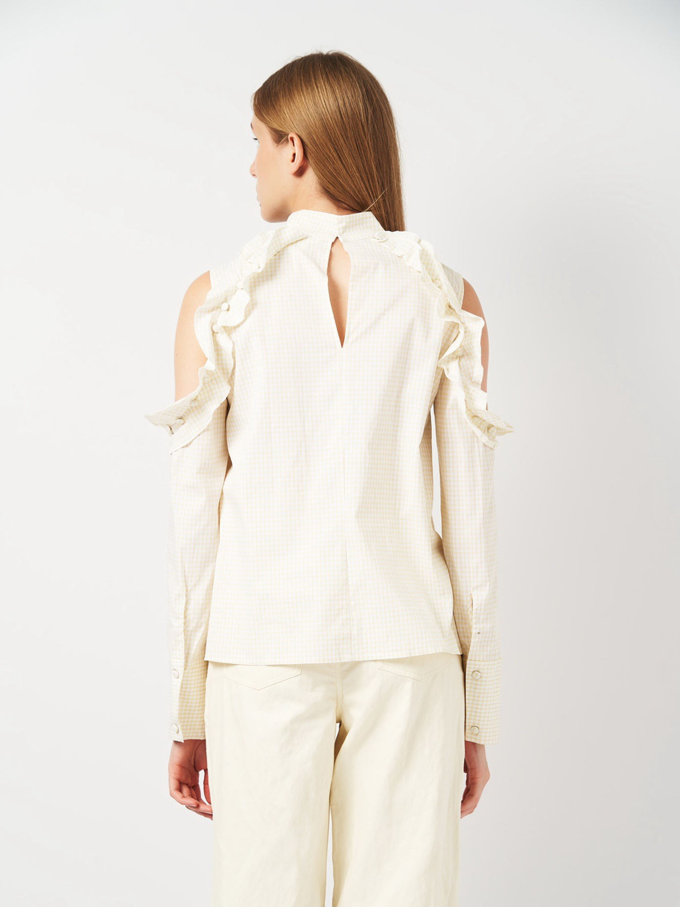 Блуза H&M модель 5555001ral_Молочный Фото