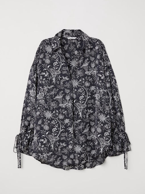 Блуза H&M модель 6178787dlog_Черный Фото