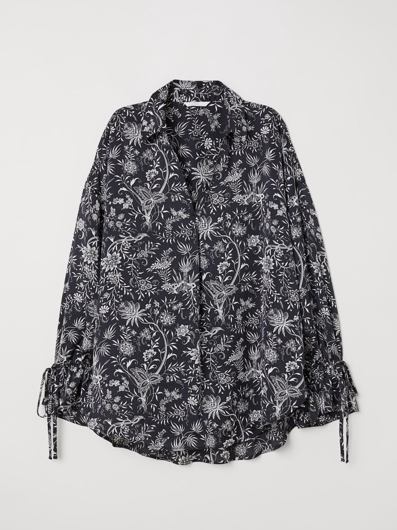 Блуза H&M модель 6178787dlog_Черный Фото