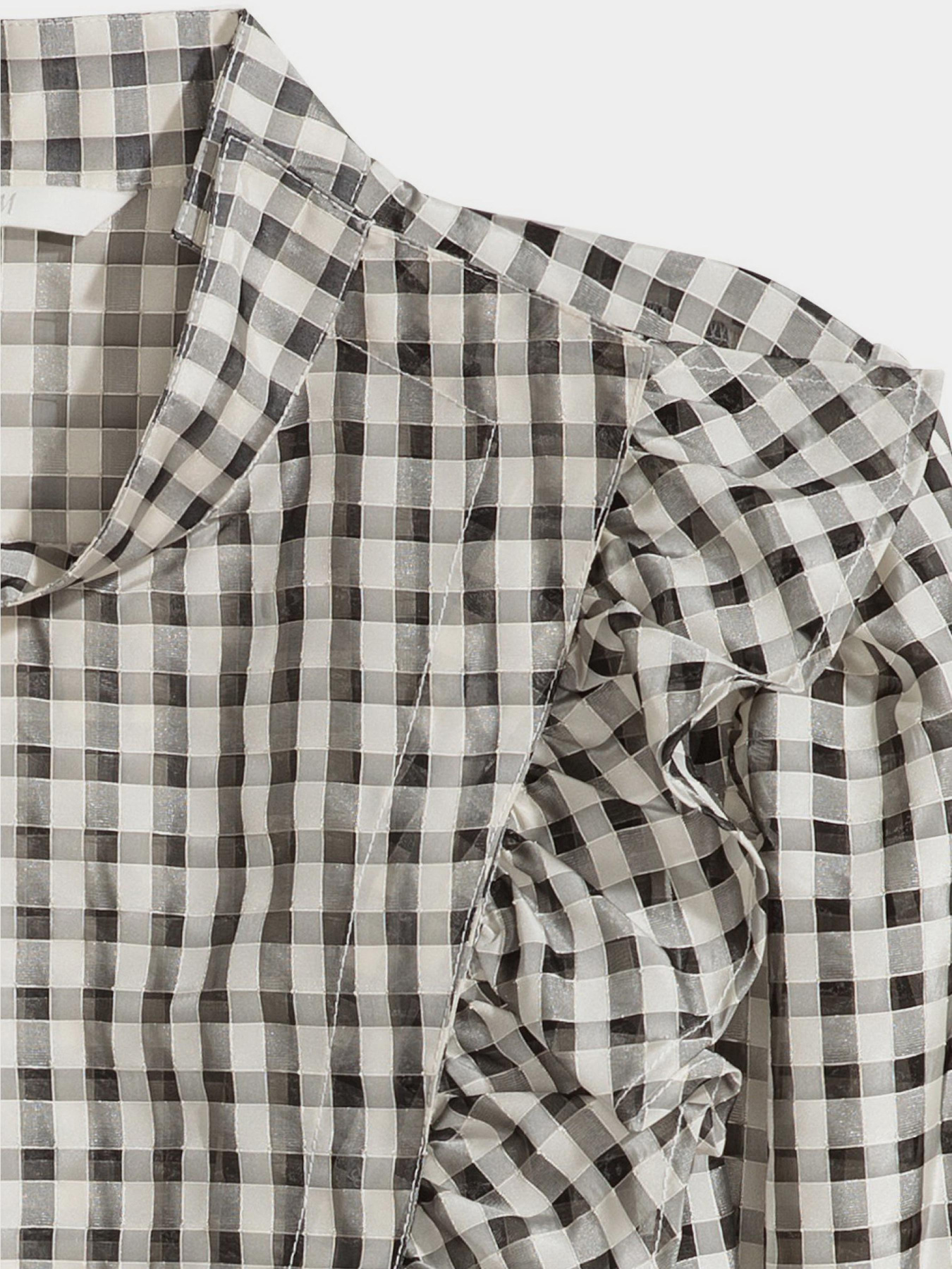 Блуза H&M модель 5761046dlog_Черно-белый Фото