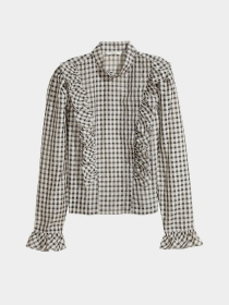 Блуза H&M модель 5761046dlog_Черно-белый Фото