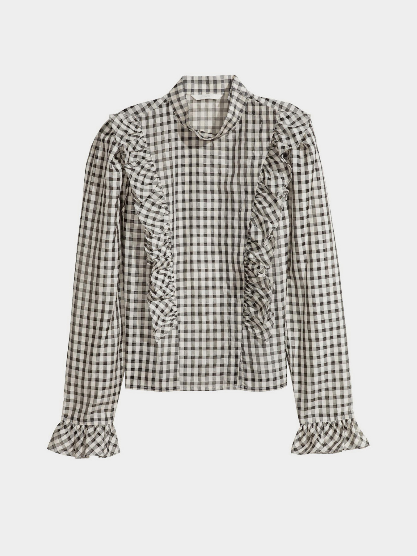 Блуза H&M модель 5761046dlog_Черно-белый Фото