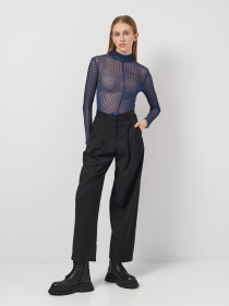 Блуза H&M модель 2583698arl_Черно-синий Блуза H&M модель 2583698arl_Черно-синий Фото