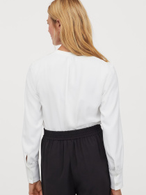 Блуза H&M модель 9033082wer_Молочный Фото