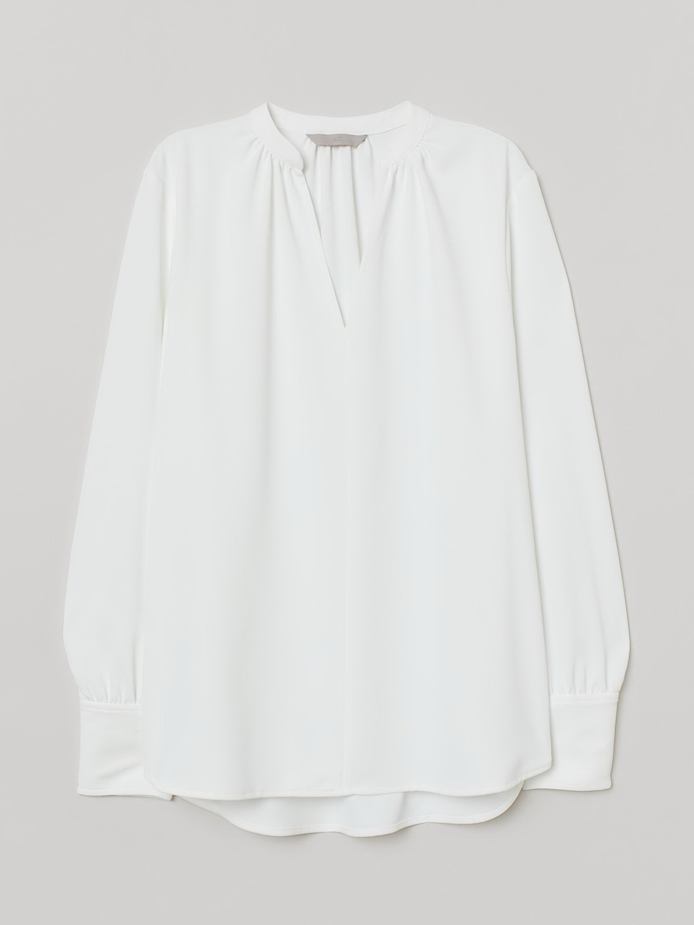 Блуза H&M модель 9033082wer_Молочный Блуза H&M модель 9033082wer_Молочный Фото