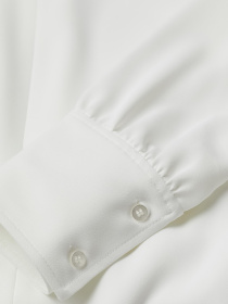 Блуза H&M модель 9033082wer_Молочный Блуза H&M модель 9033082wer_Молочный Фото