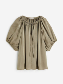 Блуза H&M модель 1144784wer_Хаки Фото