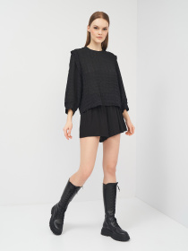 Блуза Monki модель 9749863abr_Черный Фото