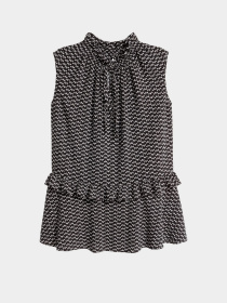 Блуза H&M модель 5031335abr_Черно-белый Фото