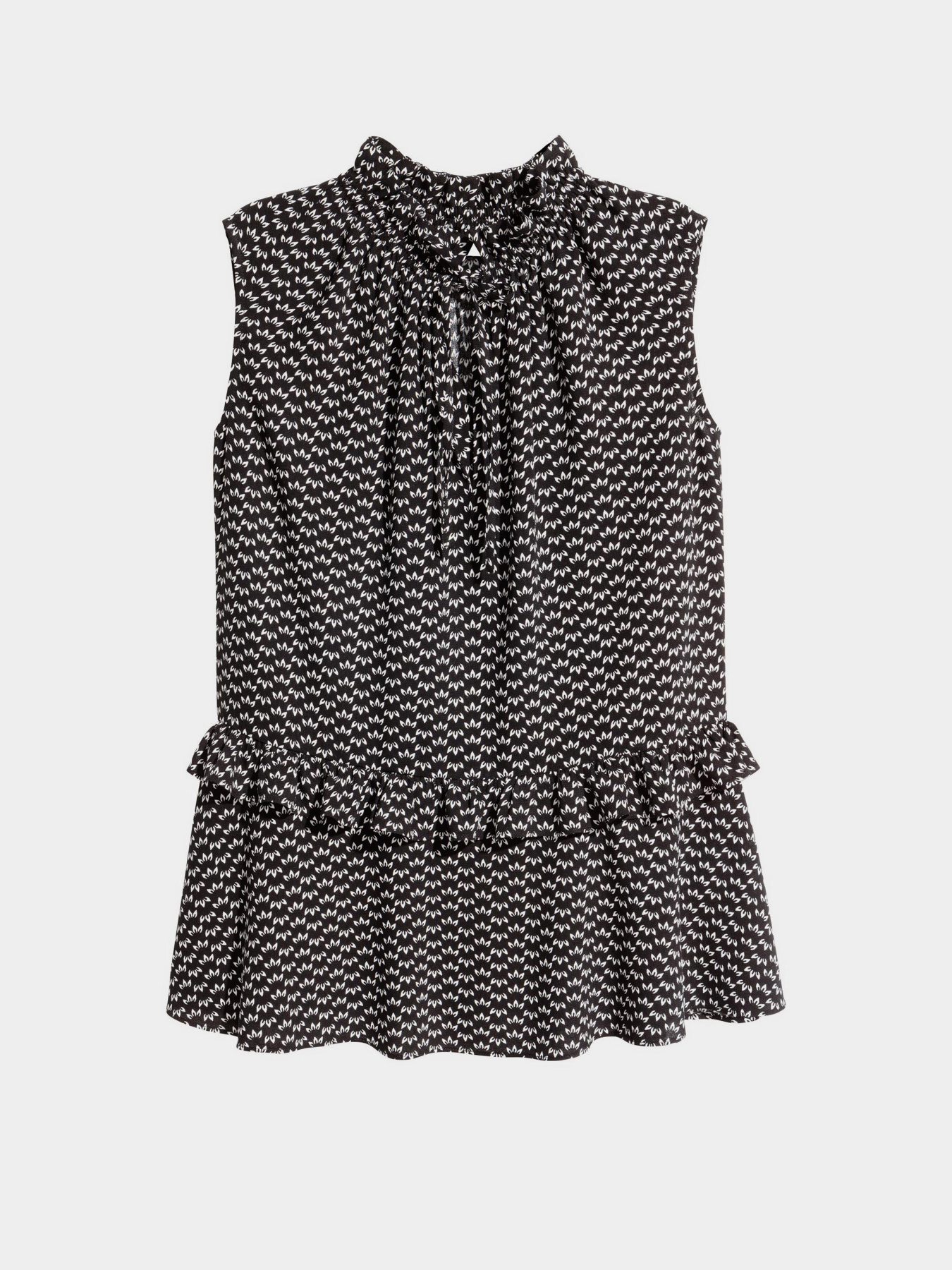 Блуза H&M модель 5031335abr_Черно-белый Фото