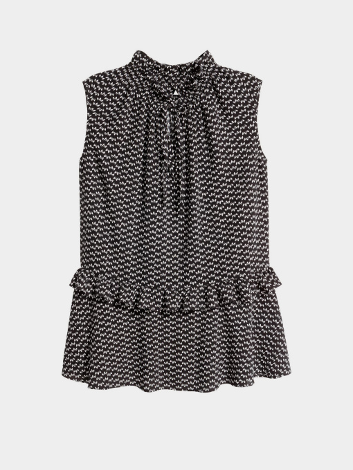 Блуза H&M модель 5031335abr_Черно-белый Фото