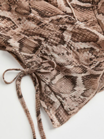 Блуза H&M модель 1104929wer_Коричневый Фото