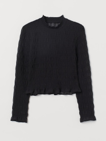 Блуза H&M модель 9634573wer_Черный Фото